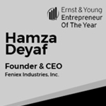 Hamza Deyaf receives Entrepreneur of the year